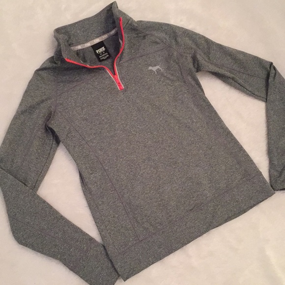 PINK Victoria's Secret Tops - Pink 1/4 zip Pullover Top